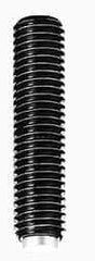 J.W. Winco - M12x1.75 Metric Coarse, 63mm Length of Thread, Soft Tip Point Set Screw - Grade 5.8 Steel, 6mm Key - USA Tool & Supply