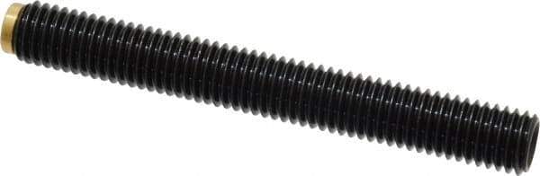 J.W. Winco - M10x1.50 Metric Coarse, 80mm Length of Thread, Soft Tip Point Set Screw - Grade 5.8 Steel, 5mm Key - USA Tool & Supply