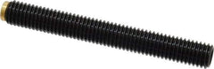 J.W. Winco - M10x1.50 Metric Coarse, 80mm Length of Thread, Soft Tip Point Set Screw - Grade 5.8 Steel, 5mm Key - USA Tool & Supply