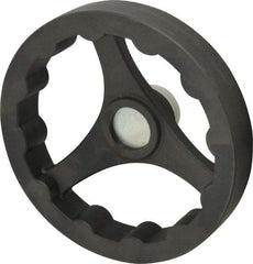 J.W. Winco - 200mm, Handwheel - 40mm Hub, Plastic, Plain Finish - USA Tool & Supply