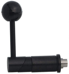 TE-CO - Tapered Cam Action Indexing Plunger - 1.1265" Body Diam, 1-1/2" Body Length, 3-1/2" Handle Length, 3/8" Plunger Projection - USA Tool & Supply