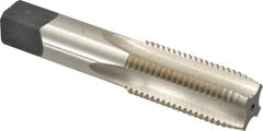 Heli-Coil - 1-8 UNC, H6, 4 Flute, Plug Chamfer, Bright Finish, High Speed Steel Hand STI Tap - 5-3/4" OAL, 2-9/16" Thread Length, 1" Square Length, 0.766" Square Size, 2B Class of Fit - USA Tool & Supply