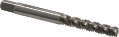 Heli-Coil - #10-32 UNF, 3 Flute, Bottoming Chamfer, Bright Finish, High Speed Steel Spiral Flute STI Tap - Right Hand Flute, 2-1/2" OAL, 0.255" Shank Diam, 1" Thread Length, 3B Class of Fit - Exact Industrial Supply