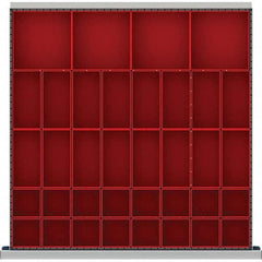 LISTA - 36-Compartment Drawer Divider Layout for 2.17" High Drawers - USA Tool & Supply