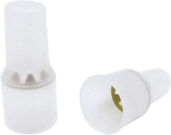 Ideal - 18 to 10 AWG Compatible, Nylon Insulation, Splice Cap Butt Splice Terminal - Opaque - USA Tool & Supply