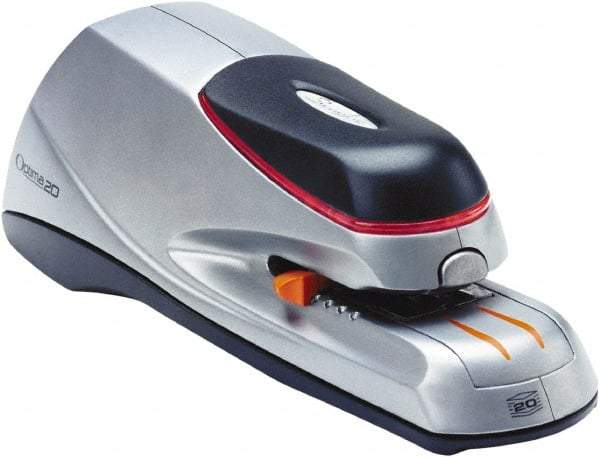 Swingline - 20 Sheet Electric Stapler - Silver - USA Tool & Supply