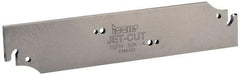 Iscar - 1.26" Blade Height, 0.134" Blade Width, 5-29/32" OAL, Neutral Cut, Single End Indexable Cut-Off Blade - TGFH Blade, Tang-Grip Series - USA Tool & Supply