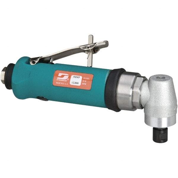 Dynabrade - 12,000 RPM, Pneumatic Angle & Disc Grinder - 38 CFM, Rear Exhaust - USA Tool & Supply