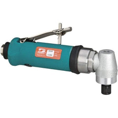 Dynabrade - 12,000 RPM, Pneumatic Angle & Disc Grinder - 38 CFM, Rear Exhaust - USA Tool & Supply