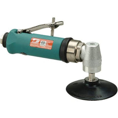 Dynabrade - 4" Max Disc, 12,000 RPM, Pneumatic Handheld Disc Sander - 39 CFM, 1/4" Inlet, 0.7 hp, 90 psi - USA Tool & Supply