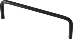 Electro Hardware - 4-40 Internal Thread, 5/32" Handle Diam, Black Anodized Aluminum Drawer Pull - 3" Center to Center - USA Tool & Supply