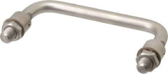 Electro Hardware - 4" Center to Center, Passivated Stainless Steel Pull Handle - 1.85" High - USA Tool & Supply