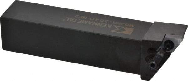 Kennametal - MDJN, Right Hand Cut, 3° Lead Angle, 1-1/4" Shank Height x 1-1/4" Shank Width, Negative Rake Indexable Turning Toolholder - 6" OAL, DN..43. Insert Compatibility, Series Kenloc - USA Tool & Supply