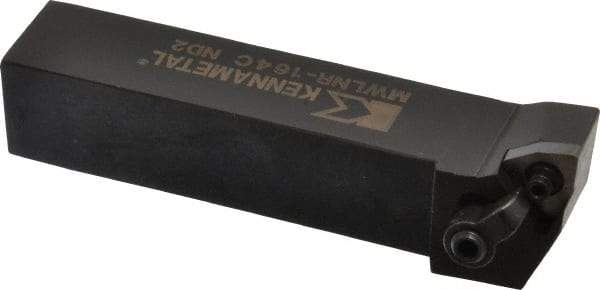 Kennametal - MWLN, Right Hand Cut, 5° Lead Angle, 1" Shank Height x 1" Shank Width, Negative Rake Indexable Turning Toolholder - 5" OAL, WN..43. Insert Compatibility, Series Kenloc - USA Tool & Supply