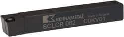 Kennametal - SCLC, Right Hand Cut, 5° Lead Angle, 1/2" Shank Height x 1/2" Shank Width, Neutral Rake Indexable Turning Toolholder - 3-1/2" OAL, CC..21.5. Insert Compatibility, Series Screw-On - USA Tool & Supply