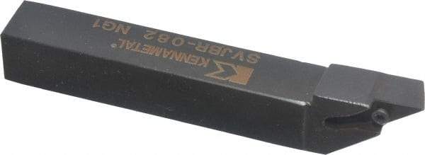 Kennametal - SVJB, Right Hand Cut, 3° Lead Angle, 1/2" Shank Height x 1/2" Shank Width, Neutral Rake Indexable Turning Toolholder - 3-1/2" OAL, VB..22. Insert Compatibility, Series Screw-On - USA Tool & Supply