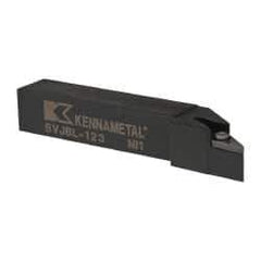 Kennametal - SVJB, Left Hand Cut, 3° Lead Angle, 3/4" Shank Height x 3/4" Shank Width, Neutral Rake Indexable Turning Toolholder - 4-1/2" OAL, VB..33. Insert Compatibility, Series Screw-On - USA Tool & Supply