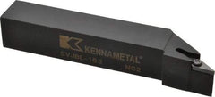 Kennametal - SVJB, Left Hand Cut, 3° Lead Angle, 1" Shank Height x 1" Shank Width, Neutral Rake Indexable Turning Toolholder - 6" OAL, VB..33. Insert Compatibility, Series Screw-On - USA Tool & Supply