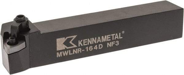 Kennametal - MWLN, Right Hand Cut, 5° Lead Angle, 1" Shank Height x 1" Shank Width, Negative Rake Indexable Turning Toolholder - 6" OAL, WN..43. Insert Compatibility, Series Kenloc - USA Tool & Supply