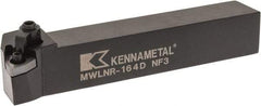 Kennametal - MWLN, Right Hand Cut, 5° Lead Angle, 1" Shank Height x 1" Shank Width, Negative Rake Indexable Turning Toolholder - 6" OAL, WN..43. Insert Compatibility, Series Kenloc - USA Tool & Supply