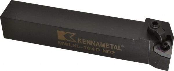Kennametal - MWLN, Left Hand Cut, 5° Lead Angle, 1" Shank Height x 1" Shank Width, Negative Rake Indexable Turning Toolholder - 6" OAL, WN..43. Insert Compatibility, Series Kenloc - USA Tool & Supply