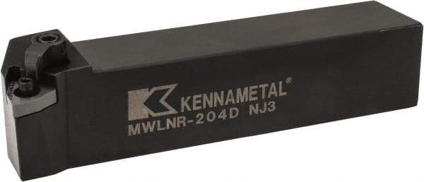 Kennametal - MWLN, Right Hand Cut, 5° Lead Angle, 1-1/4" Shank Height x 1-1/4" Shank Width, Negative Rake Indexable Turning Toolholder - 6" OAL, WN..43. Insert Compatibility, Series Kenloc - USA Tool & Supply