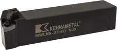 Kennametal - MWLN, Right Hand Cut, 5° Lead Angle, 1-1/4" Shank Height x 1-1/4" Shank Width, Negative Rake Indexable Turning Toolholder - 6" OAL, WN..43. Insert Compatibility, Series Kenloc - USA Tool & Supply