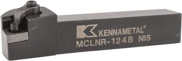 Kennametal - MCLN, Right Hand Cut, 5° Lead Angle, 3/4" Shank Height x 3/4" Shank Width, Negative Rake Indexable Turning Toolholder - 4-1/2" OAL, CN..43. Insert Compatibility, Series Kenloc - USA Tool & Supply