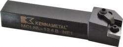 Kennametal - MCLN, Left Hand Cut, 5° Lead Angle, 3/4" Shank Height x 3/4" Shank Width, Negative Rake Indexable Turning Toolholder - 4-1/2" OAL, CN..43. Insert Compatibility, Series Kenloc - USA Tool & Supply