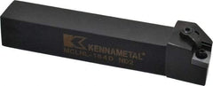 Kennametal - MCLN, Left Hand Cut, 5° Lead Angle, 1" Shank Height x 1" Shank Width, Negative Rake Indexable Turning Toolholder - 6" OAL, CN..43. Insert Compatibility, Series Kenloc - USA Tool & Supply