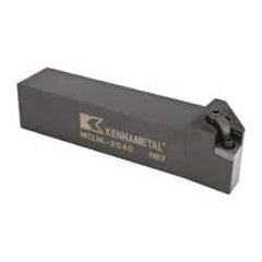 Kennametal - MCLN, Left Hand Cut, 5° Lead Angle, 1-1/4" Shank Height x 1-1/4" Shank Width, Negative Rake Indexable Turning Toolholder - 6" OAL, CN..43. Insert Compatibility, Series Kenloc - USA Tool & Supply