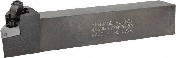 Kennametal - MDJN, Right Hand Cut, 3° Lead Angle, 1" Shank Height x 1" Shank Width, Negative Rake Indexable Turning Toolholder - 6" OAL, DN..43. Insert Compatibility, Series Kenloc - USA Tool & Supply