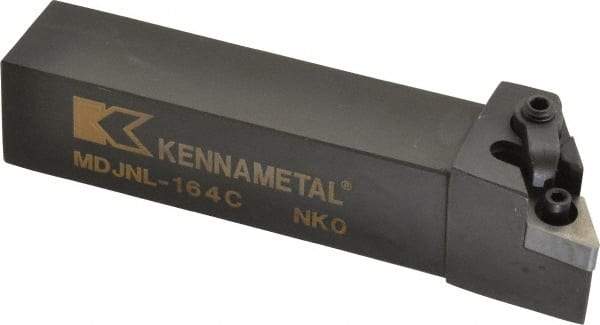 Kennametal - MDJN, Left Hand Cut, 3° Lead Angle, 1" Shank Height x 1" Shank Width, Negative Rake Indexable Turning Toolholder - 5" OAL, DN..43. Insert Compatibility, Series Kenloc - USA Tool & Supply