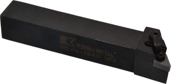 Kennametal - MDJN, Left Hand Cut, 3° Lead Angle, 1" Shank Height x 1" Shank Width, Negative Rake Indexable Turning Toolholder - 6" OAL, DN..43. Insert Compatibility, Series Kenloc - USA Tool & Supply