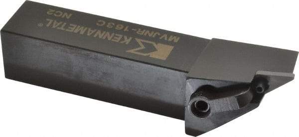 Kennametal - MVJN, Right Hand Cut, 3° Lead Angle, 1" Shank Height x 1" Shank Width, Negative Rake Indexable Turning Toolholder - 5" OAL, VN..33. Insert Compatibility, Series Kenloc - USA Tool & Supply