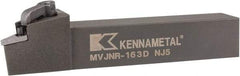 Kennametal - MVJN, Right Hand Cut, 3° Lead Angle, 1" Shank Height x 1" Shank Width, Negative Rake Indexable Turning Toolholder - 6" OAL, VN..33. Insert Compatibility, Series Kenloc - USA Tool & Supply