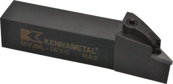 Kennametal - MVJN, Left Hand Cut, 3° Lead Angle, 1" Shank Height x 1" Shank Width, Negative Rake Indexable Turning Toolholder - 5" OAL, VN..33. Insert Compatibility, Series Kenloc - USA Tool & Supply