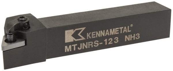 Kennametal - MTJN, Right Hand Cut, 3° Lead Angle, 3/4" Shank Height x 3/4" Shank Width, Negative Rake Indexable Turning Toolholder - 4-1/2" OAL, TN..33. Insert Compatibility, Series Kenloc - USA Tool & Supply