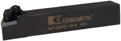 Kennametal - MTJN, Right Hand Cut, 3° Lead Angle, 1" Shank Height x 1" Shank Width, Negative Rake Indexable Turning Toolholder - 6" OAL, TN..43. Insert Compatibility, Series Kenloc - USA Tool & Supply