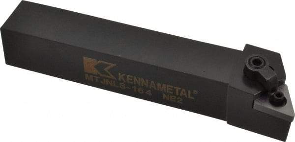 Kennametal - MTJN, Left Hand Cut, 3° Lead Angle, 1" Shank Height x 1" Shank Width, Negative Rake Indexable Turning Toolholder - 6" OAL, TN..43. Insert Compatibility, Series Kenloc - USA Tool & Supply