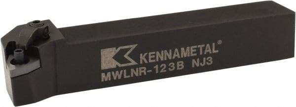Kennametal - MWLN, Right Hand Cut, 5° Lead Angle, 3/4" Shank Height x 3/4" Shank Width, Negative Rake Indexable Turning Toolholder - 4-1/2" OAL, WN..33. Insert Compatibility, Series Kenloc - USA Tool & Supply
