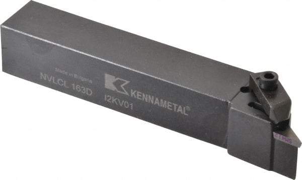 Kennametal - VP.., -5° Lead Angle NVLC External Left Hand Indexable Profiling Toolholder - 25.4mm Shank Height x 25.4mm Shank Width, 6" Long, Steel - USA Tool & Supply