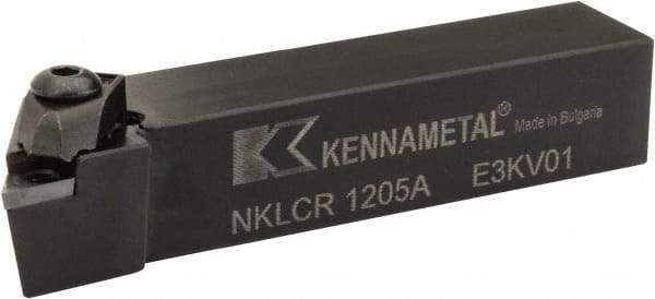 Kennametal - NP.., -5° Lead Angle NKLC External Right Hand Indexable Profiling Toolholder - 19.05mm Shank Height x 19.05mm Shank Width, 4" Long, Steel - USA Tool & Supply
