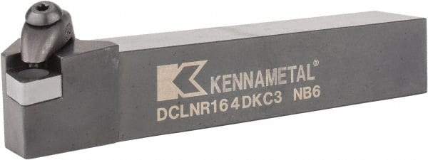 Kennametal - DCLN, Right Hand Cut, 5° Lead Angle, 1" Shank Height x 1" Shank Width, Negative Rake Indexable Turning Toolholder - 6" OAL, CN..43. Insert Compatibility, Series Kenclamp - USA Tool & Supply