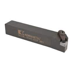 Kennametal - DCLN, Left Hand Cut, 5° Lead Angle, 1" Shank Height x 1" Shank Width, Negative Rake Indexable Turning Toolholder - 6" OAL, CN..43. Insert Compatibility, Series Kenclamp - USA Tool & Supply