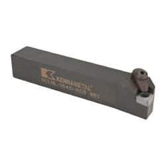Kennametal - DCLN, Left Hand Cut, 5° Lead Angle, 1" Shank Height x 1" Shank Width, Negative Rake Indexable Turning Toolholder - 6" OAL, CN..43. Insert Compatibility, Series Kenclamp - USA Tool & Supply