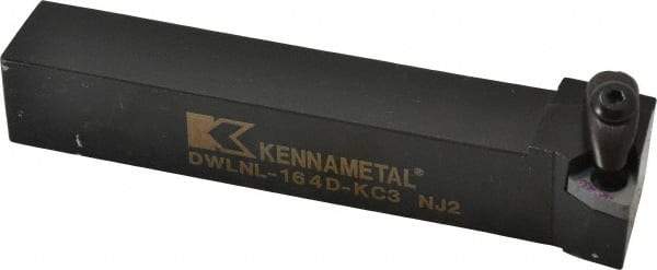 Kennametal - DWLN, Left Hand Cut, 5° Lead Angle, 1" Shank Height x 1" Shank Width, Negative Rake Indexable Turning Toolholder - 6" OAL, WN..43. Insert Compatibility, Series Kenclamp - USA Tool & Supply