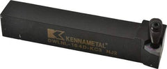 Kennametal - DWLN, Left Hand Cut, 5° Lead Angle, 1" Shank Height x 1" Shank Width, Negative Rake Indexable Turning Toolholder - 6" OAL, WN..43. Insert Compatibility, Series Kenclamp - USA Tool & Supply