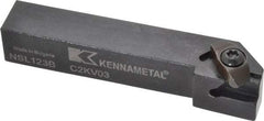 Kennametal - External Thread, Left Hand Cut, 19.05mm Shank Width x 19.05mm Shank Height Indexable Threading Toolholder - 114.3mm OAL, N.3L Insert Compatibility, NS Toolholder, Series Top Notch - USA Tool & Supply