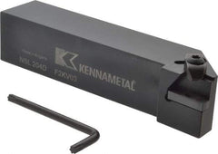 Kennametal - External Thread, Left Hand Cut, 31.75mm Shank Width x 31.75mm Shank Height Indexable Threading Toolholder - 152.4mm OAL, N.4L Insert Compatibility, NS Toolholder, Series Top Notch - USA Tool & Supply